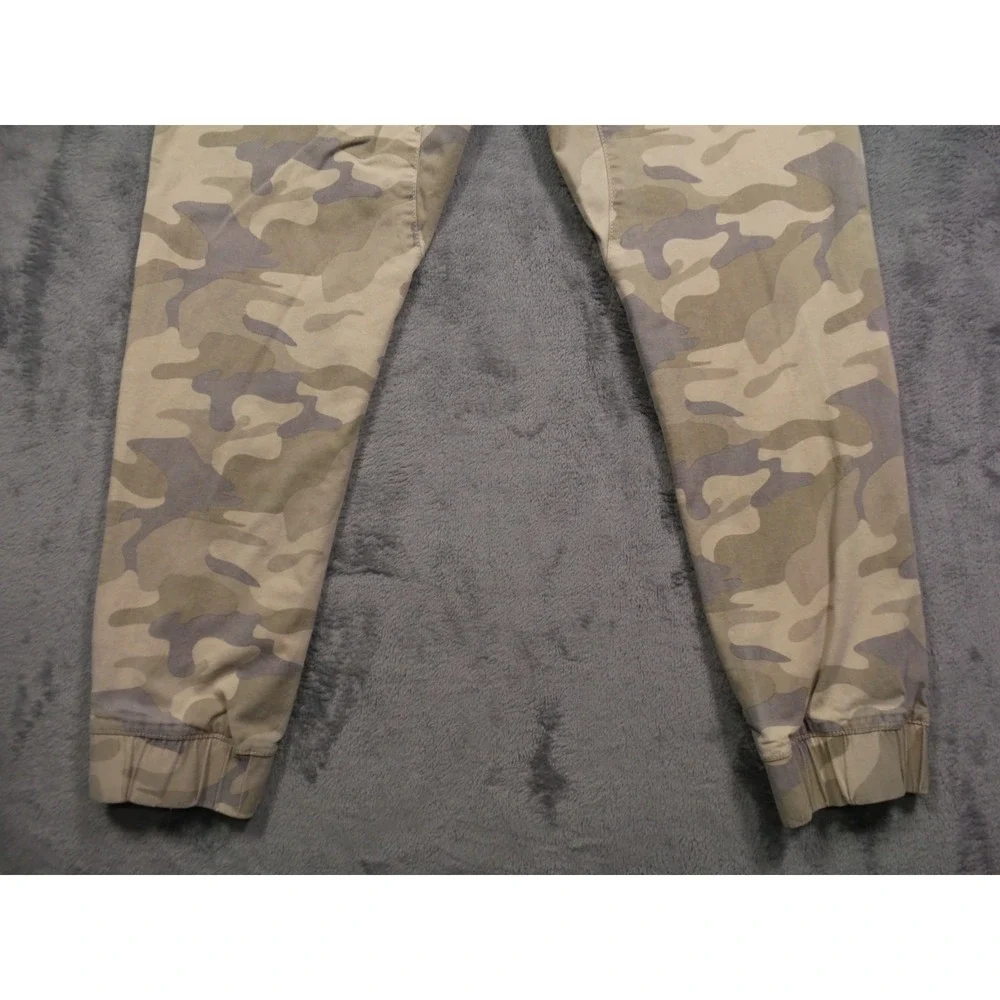 Silver Jeans Co Pants Womens‎ Size Medium Brown Camo Jogger Stretch Pull On